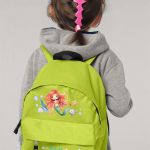 Σχολική Τσάντα Πλάτης Νηπιαγωγείου σε Λαχανί Χρώμα, Γοργόνα