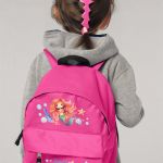 Σχολική Τσάντα Πλάτης Νηπιαγωγείου σε Φούξια Χρώμα, Γοργόνα