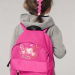 Σχολική Τσάντα Πλάτης Νηπιαγωγείου σε Φούξια Χρώμα, Καρδίες