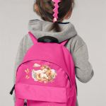 Σχολική Τσάντα Πλάτης Νηπιαγωγείου σε Φούξια Χρώμα, Paradise