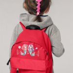 Σχολική Τσάντα Πλάτης Νηπιαγωγείου σε Κόκκινο Χρώμα, Γοργόνες