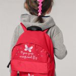 Σχολική Τσάντα Πλάτης Νηπιαγωγείου σε Κόκκινο Χρώμα, Φτερά