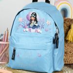 Σχολική Τσάντα Πλάτης Νηπιαγωγείου σε Γαλάζιο Χρώμα, Κοράλι