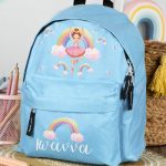 Σχολική Τσάντα Πλάτης Νηπιαγωγείου σε Γαλάζιο Χρώμα, Χορεύτρια