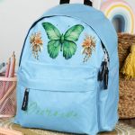 Σχολική Τσάντα Πλάτης Νηπιαγωγείου σε Γαλάζιο Χρώμα, Κήπος