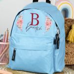 Σχολική Τσάντα Πλάτης Νηπιαγωγείου σε Γαλάζιο Χρώμα, Γράμμα