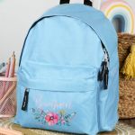 Σχολική Τσάντα Πλάτης Νηπιαγωγείου σε Γαλάζιο Χρώμα, Bouquet