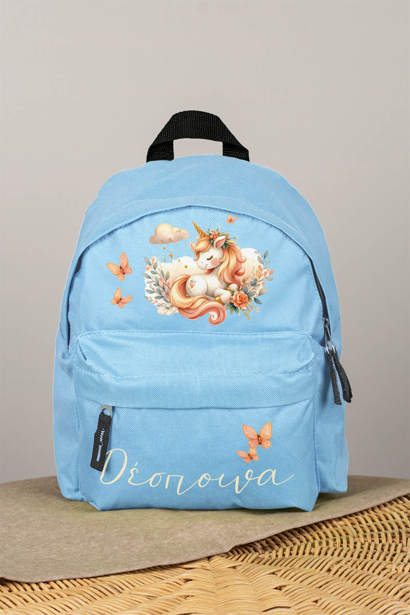 Σχολική Τσάντα Πλάτης Νηπιαγωγείου σε Γαλάζιο Χρώμα, Paradise