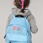 Σχολική Τσάντα Πλάτης Νηπιαγωγείου σε Γαλάζιο Χρώμα, Γοργόνες