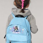 Σχολική Τσάντα Πλάτης Νηπιαγωγείου σε Γαλάζιο Χρώμα, Κοράλι