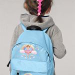 Σχολική Τσάντα Πλάτης Νηπιαγωγείου σε Γαλάζιο Χρώμα, Χορεύτρια