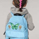 Σχολική Τσάντα Πλάτης Νηπιαγωγείου σε Γαλάζιο Χρώμα, Κήπος