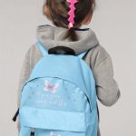 Σχολική Τσάντα Πλάτης Νηπιαγωγείου σε Γαλάζιο Χρώμα, Φτερά