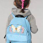 Σχολική Τσάντα Πλάτης Νηπιαγωγείου σε Γαλάζιο Χρώμα, Rose
