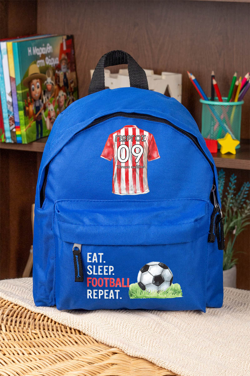 Σχολική Τσάντα Πλάτης Νηπιαγωγείου σε Μπλε Χρώμα, Red