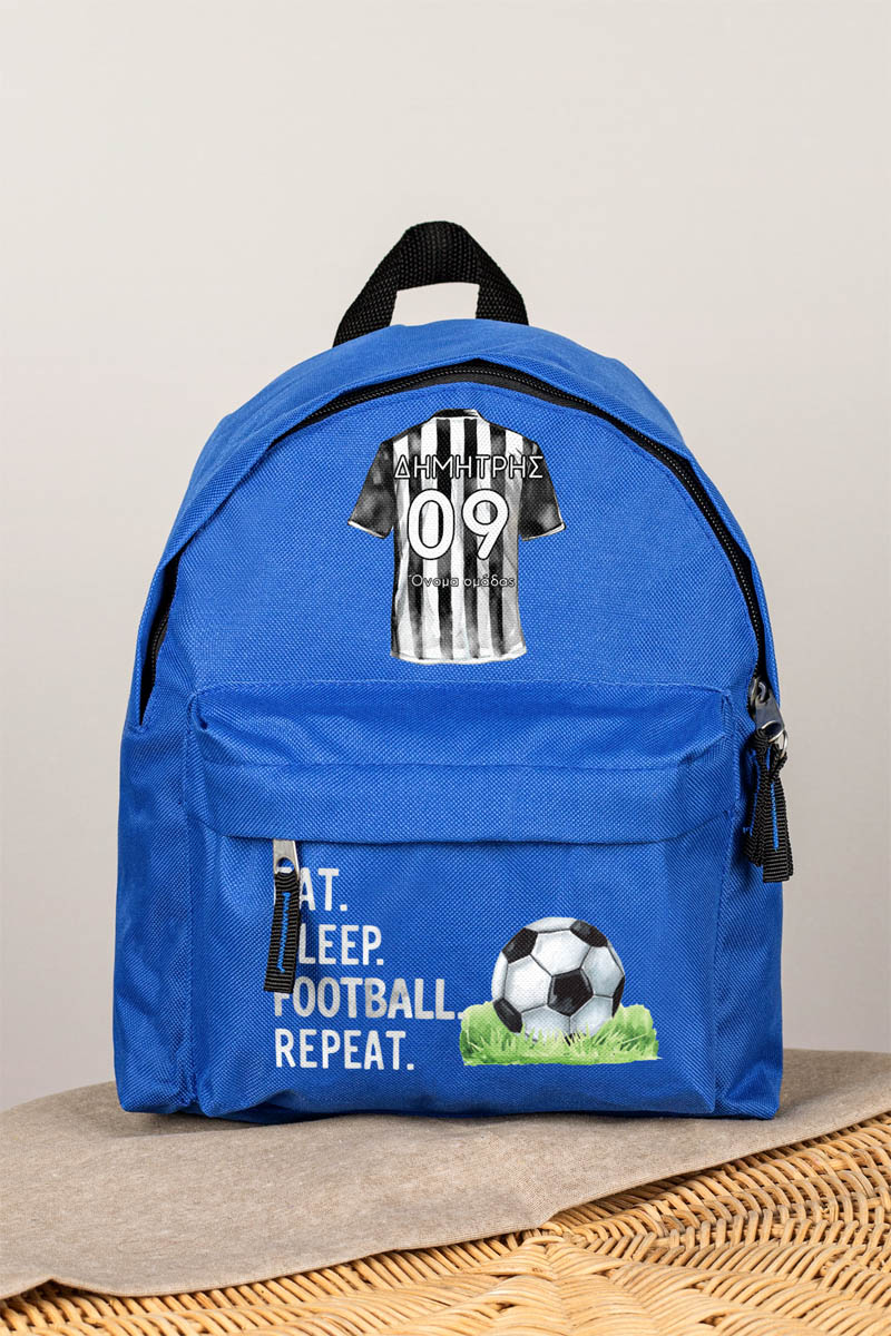 Σχολική Τσάντα Πλάτης Νηπιαγωγείου σε Μπλε Χρώμα, Black