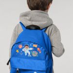 Σχολική Τσάντα Πλάτης Νηπιαγωγείου σε Μπλε Χρώμα, UFO