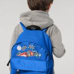 Σχολική Τσάντα Πλάτης Νηπιαγωγείου σε Μπλε Χρώμα, Racer