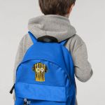 Σχολική Τσάντα Πλάτης Νηπιαγωγείου σε Μπλε Χρώμα, Yellow
