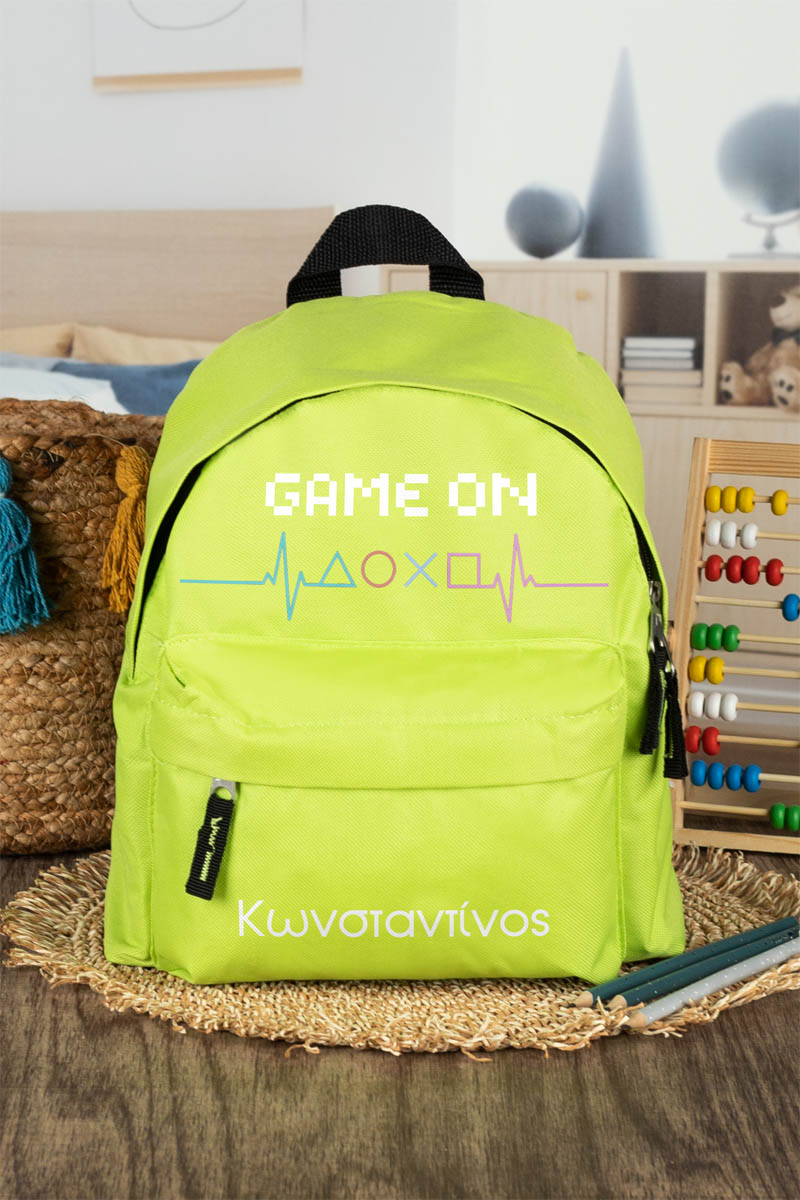 Σχολική Τσάντα Πλάτης Νηπιαγωγείου σε Λαχανί Χρώμα, Play