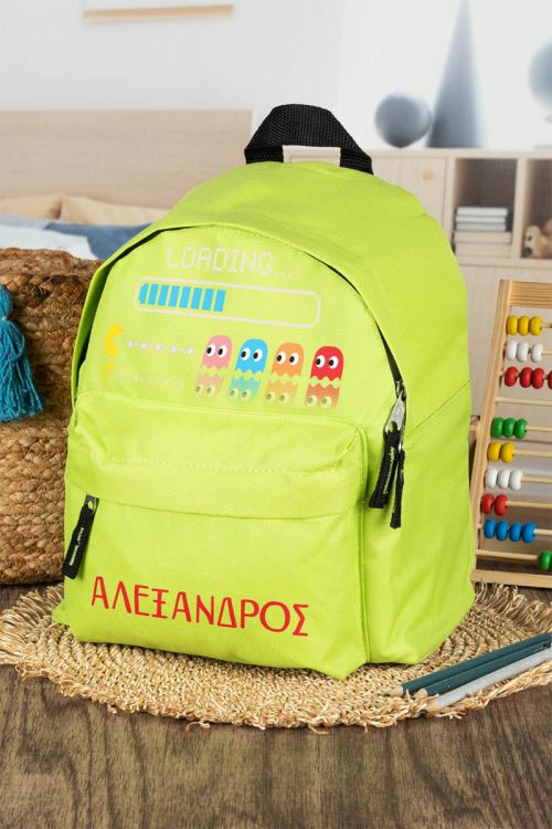 Σχολική Τσάντα Πλάτης Νηπιαγωγείου σε Λαχανί Χρώμα, Loading