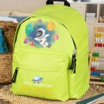 Σχολική Τσάντα Πλάτης Νηπιαγωγείου σε Λαχανί Χρώμα, Διάστημα