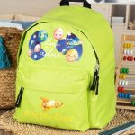 Σχολική Τσάντα Πλάτης Νηπιαγωγείου σε Λαχανί Χρώμα, Planets