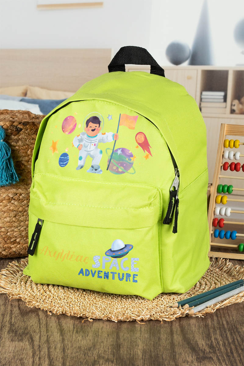 Σχολική Τσάντα Πλάτης Νηπιαγωγείου σε Λαχανί Χρώμα, UFO