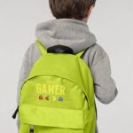 Σχολική Τσάντα Πλάτης Νηπιαγωγείου σε Λαχανί Χρώμα, Πακμαν