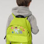 Σχολική Τσάντα Πλάτης Νηπιαγωγείου σε Λαχανί Χρώμα, UFO