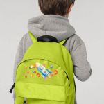 Σχολική Τσάντα Πλάτης Νηπιαγωγείου σε Λαχανί Χρώμα, Πύραυλος