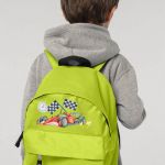 Σχολική Τσάντα Πλάτης Νηπιαγωγείου σε Λαχανί Χρώμα, Racer