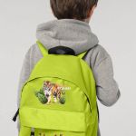 Σχολική Τσάντα Πλάτης Νηπιαγωγείου σε Λαχανί Χρώμα, Tiger