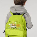 Σχολική Τσάντα Πλάτης Νηπιαγωγείου σε Λαχανί Χρώμα, Safari