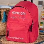 Σχολική Τσάντα Πλάτης Νηπιαγωγείου σε Κόκκινο Χρώμα, Play