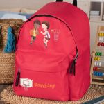 Σχολική Τσάντα Πλάτης Νηπιαγωγείου σε Κόκκινο Χρώμα, Shots