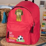 Σχολική Τσάντα Πλάτης Νηπιαγωγείου σε Κόκκινο Χρώμα, Yellow