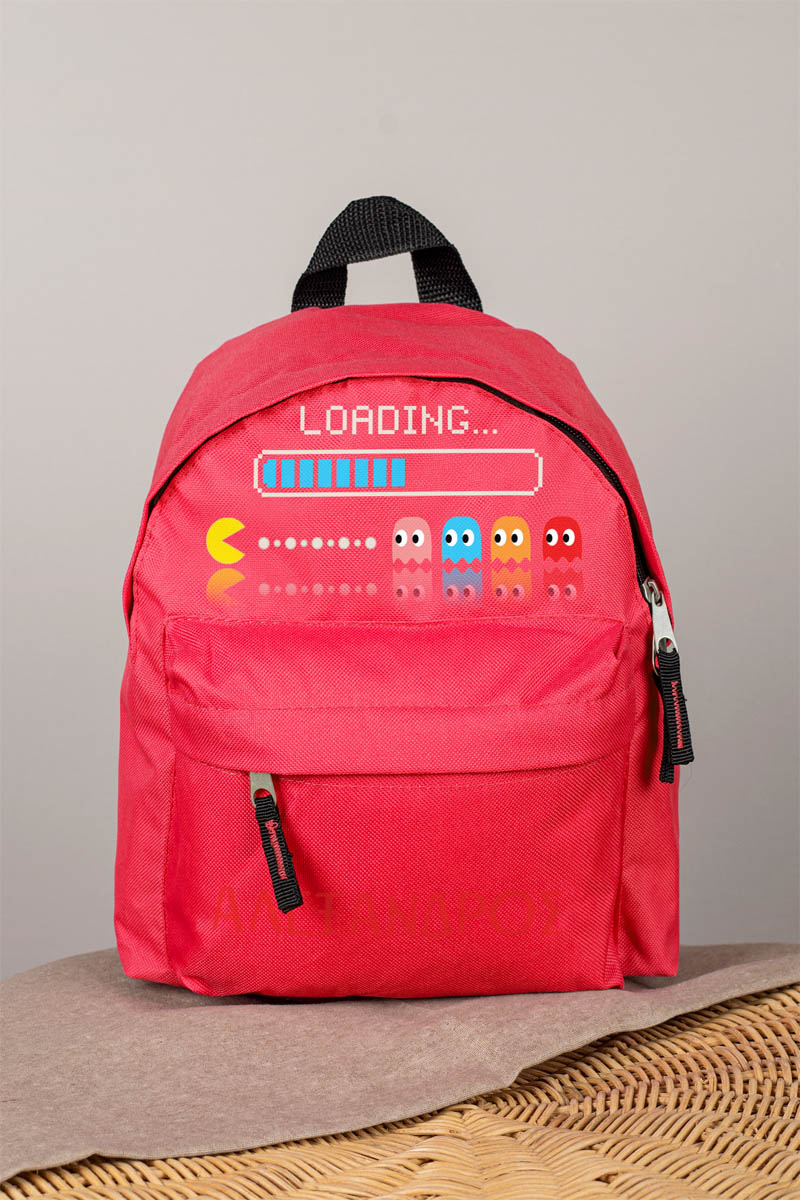 Σχολική Τσάντα Πλάτης Νηπιαγωγείου σε Κόκκινο Χρώμα, Loading