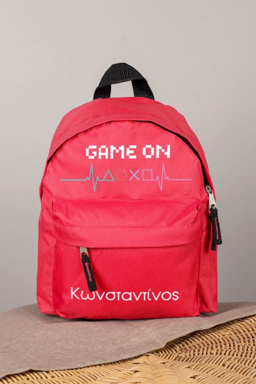 Σχολική Τσάντα Πλάτης Νηπιαγωγείου σε Κόκκινο Χρώμα, Play