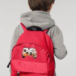 Σχολική Τσάντα Πλάτης Νηπιαγωγείου σε Κόκκινο Χρώμα, Gamer