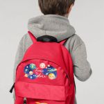 Σχολική Τσάντα Πλάτης Νηπιαγωγείου σε Κόκκινο Χρώμα, Planets