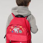 Σχολική Τσάντα Πλάτης Νηπιαγωγείου σε Κόκκινο Χρώμα, UFO