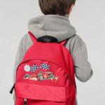 Σχολική Τσάντα Πλάτης Νηπιαγωγείου σε Κόκκινο Χρώμα, Racer