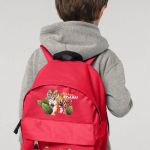 Σχολική Τσάντα Πλάτης Νηπιαγωγείου σε Κόκκινο Χρώμα, Tiger