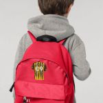 Σχολική Τσάντα Πλάτης Νηπιαγωγείου σε Κόκκινο Χρώμα, Yellow