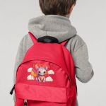 Σχολική Τσάντα Πλάτης Νηπιαγωγείου σε Κόκκινο Χρώμα, Dragon