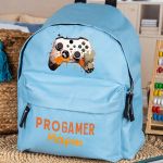 Σχολική Τσάντα Πλάτης Νηπιαγωγείου σε Γαλάζιο Χρώμα, Gamer