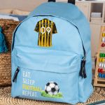 Σχολική Τσάντα Πλάτης Νηπιαγωγείου σε Γαλάζιο Χρώμα, Yellow