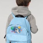 Σχολική Τσάντα Πλάτης Νηπιαγωγείου σε Γαλάζιο Χρώμα, Διάστημα