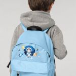 Σχολική Τσάντα Πλάτης Νηπιαγωγείου σε Γαλάζιο Χρώμα, Astronaut